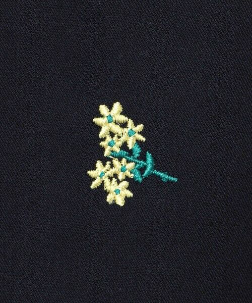 VICKY / ビッキー テーラードジャケット | ツイルフラワー刺繍ジャケット≪手洗い可能≫ | 詳細9