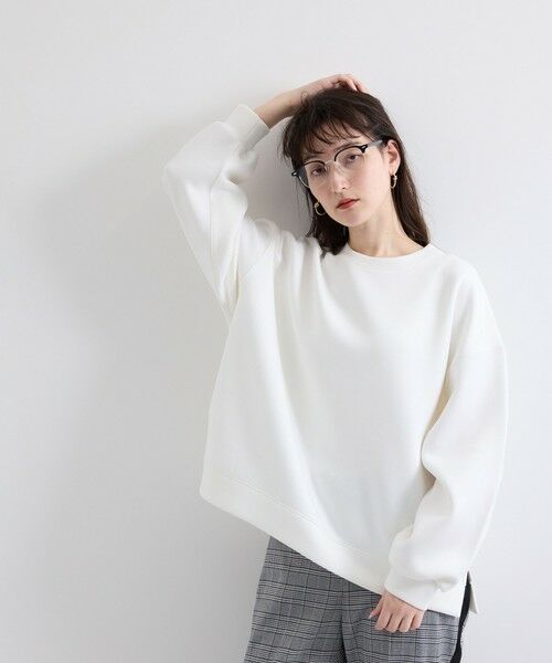 VICKY / ビッキー カットソー | ダンボールサイドスリットプルオーバー≪洗濯機で洗える≫ | 詳細1