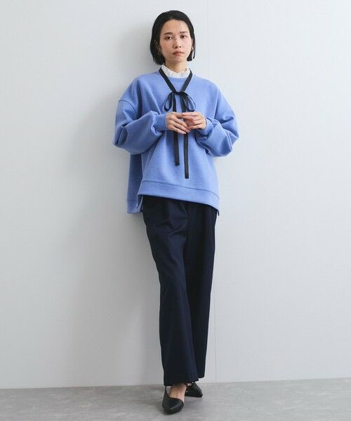 VICKY / ビッキー カットソー | ダンボールサイドスリットプルオーバー≪洗濯機で洗える≫ | 詳細8