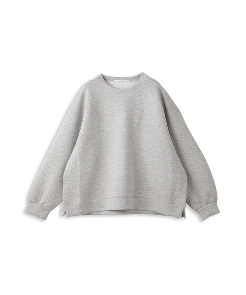 VICKY/ビッキー ダンボールサイドスリットプルオーバー≪洗濯機で洗える≫ ライトグレー M VICKY/ビッキー ダンボールサイドスリットプルオーバー≪洗濯機で洗える≫ ライトグレー M