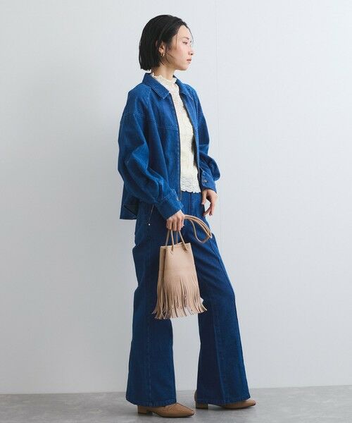 VICKY / ビッキー デニムパンツ | バックスリットデニムパンツ≪手洗い可能≫ | 詳細13