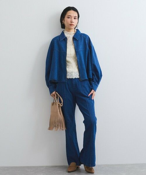 VICKY / ビッキー デニムパンツ | バックスリットデニムパンツ≪手洗い可能≫ | 詳細14