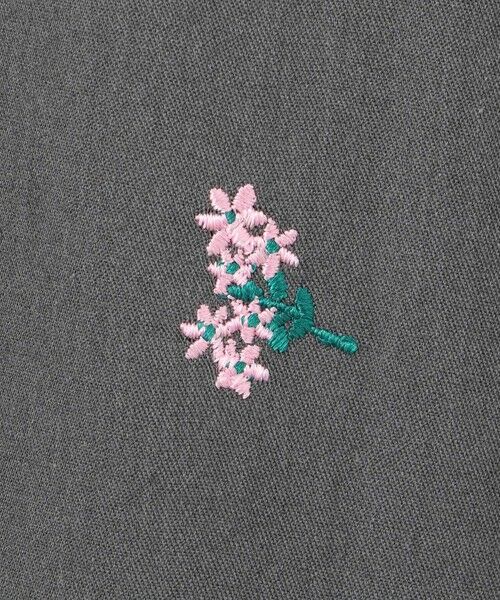 VICKY / ビッキー その他パンツ | ツイルフラワー刺繍タックパンツ≪手洗い可能≫ | 詳細11
