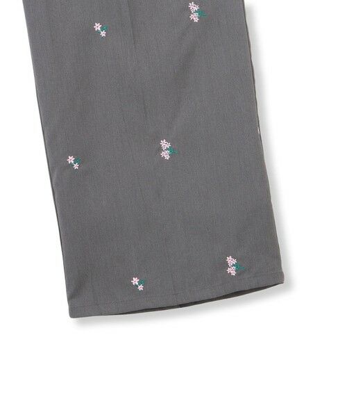 VICKY / ビッキー その他パンツ | ツイルフラワー刺繍タックパンツ≪手洗い可能≫ | 詳細10