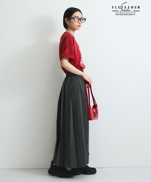 VICKY / ビッキー ミニ・ひざ丈スカート | ツイルプリーツスカート≪手洗い可能≫ | 詳細10