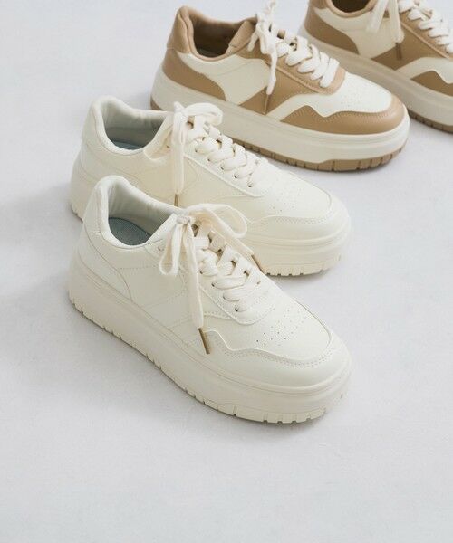 VICKY / ビッキー フラットシューズ | 配色デッキスニーカー | 詳細5