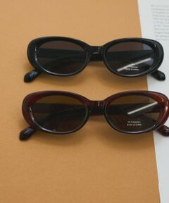 VICKY / ビッキー その他 | オーバルフレームサングラス＜ケース付き＞