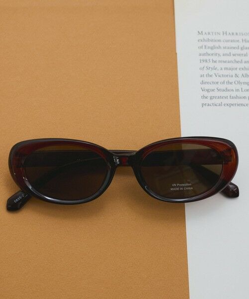 VICKY / ビッキー その他 | オーバルフレームサングラス＜ケース付き＞ | 詳細1