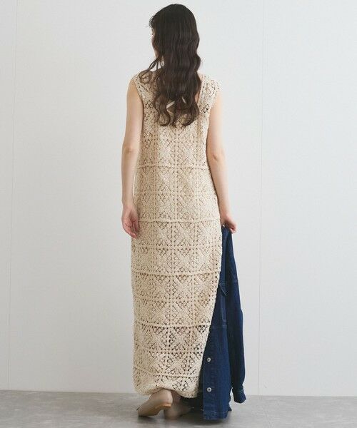 VICKY / ビッキー ロング・マキシ丈ワンピース | クロシェロングワンピース≪手洗い可能≫ | 詳細5