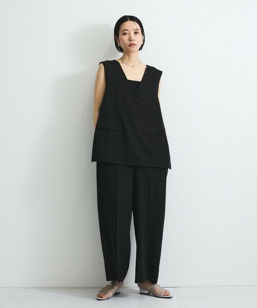 VICKY/ビッキー セットアップオールインワン≪洗濯機で洗える≫ ブラック M VICKY/ビッキー セットアップオールインワン≪洗濯機で洗える≫ ブラック M