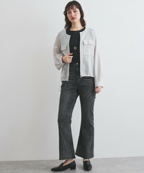 VICKY / ビッキー テーラードジャケット | メッシュZIPブルゾン≪手洗い可能≫ | 詳細11