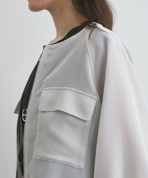 VICKY / ビッキー テーラードジャケット | メッシュZIPブルゾン≪手洗い可能≫ | 詳細9