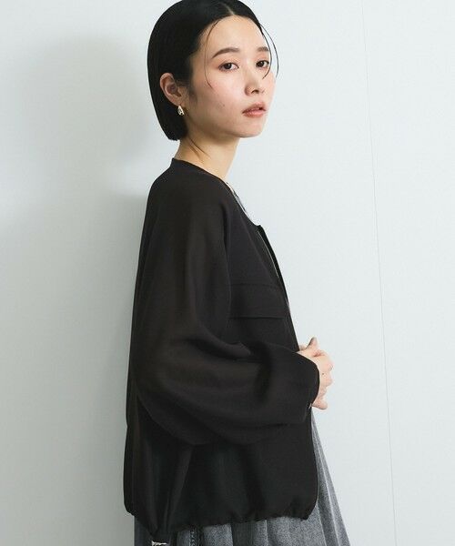 VICKY / ビッキー テーラードジャケット | メッシュZIPブルゾン≪手洗い可能≫ | 詳細21