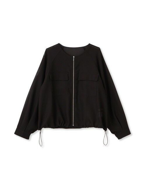 VICKY / ビッキー テーラードジャケット | メッシュZIPブルゾン≪手洗い可能≫ | 詳細24