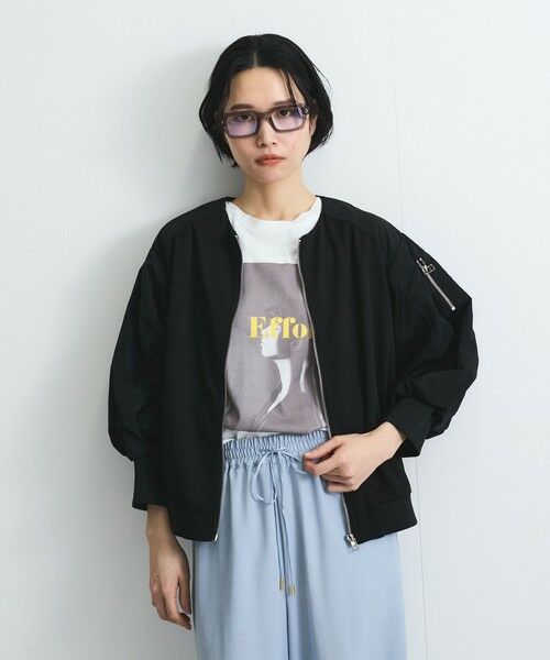 VICKY / ビッキー テーラードジャケット | ジャージ切替ブルゾン≪手洗い可能≫ | 詳細9