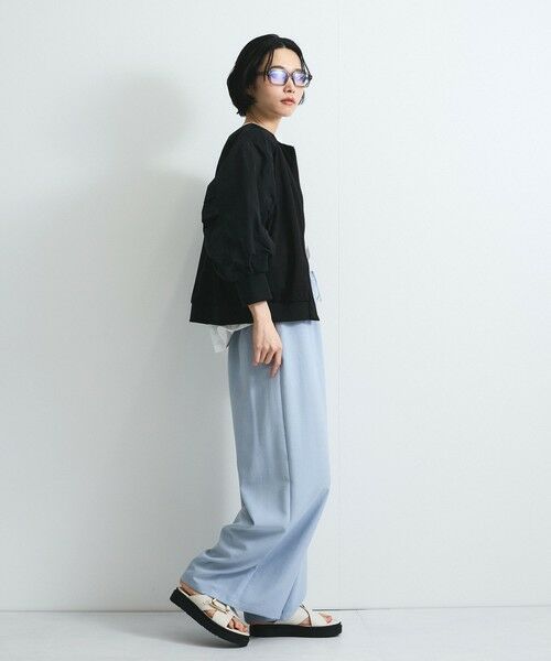 VICKY / ビッキー テーラードジャケット | ジャージ切替ブルゾン≪手洗い可能≫ | 詳細11