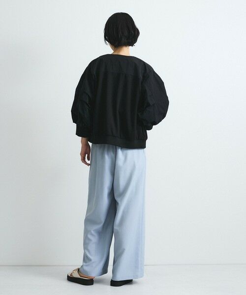 VICKY / ビッキー テーラードジャケット | ジャージ切替ブルゾン≪手洗い可能≫ | 詳細12
