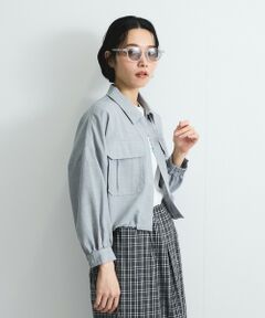 VICKY / ビッキー テーラードジャケット | リネンライクワッシャージャケット≪手洗い可能≫