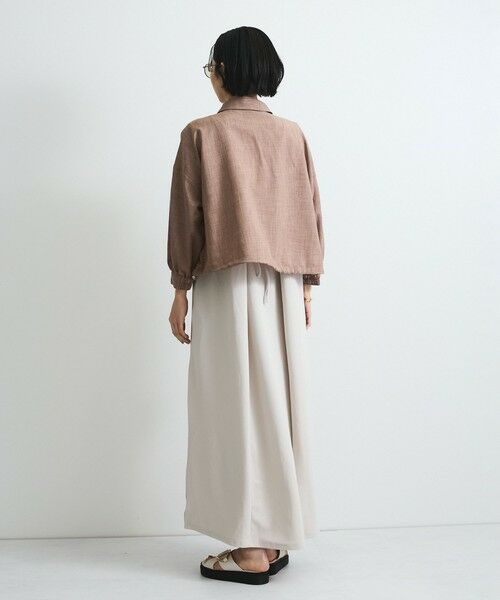 VICKY / ビッキー テーラードジャケット | リネンライクワッシャージャケット≪手洗い可能≫ | 詳細5