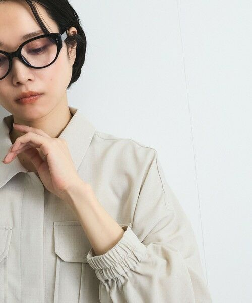 VICKY / ビッキー テーラードジャケット | リネンライクワッシャージャケット≪手洗い可能≫ | 詳細6