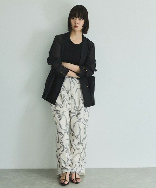 VICKY / ビッキー テーラードジャケット | メッシュダブルテーラージャケット≪手洗い可能≫ | 詳細2