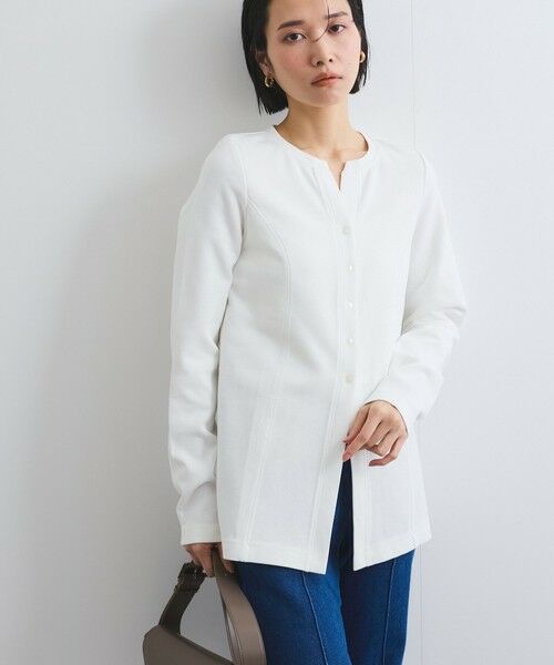 VICKY/ビッキー カット前あきプルオーバー≪洗濯機で洗える≫ オフホワイト M VICKY/ビッキー カット前あきプルオーバー≪洗濯機で洗える≫ オフホワイト M