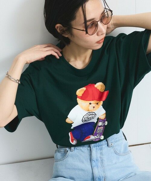 VICKY / ビッキー カットソー | 【VISION STREET WEAR】テディーベアTシャツ≪洗濯機で洗える≫ | 詳細6