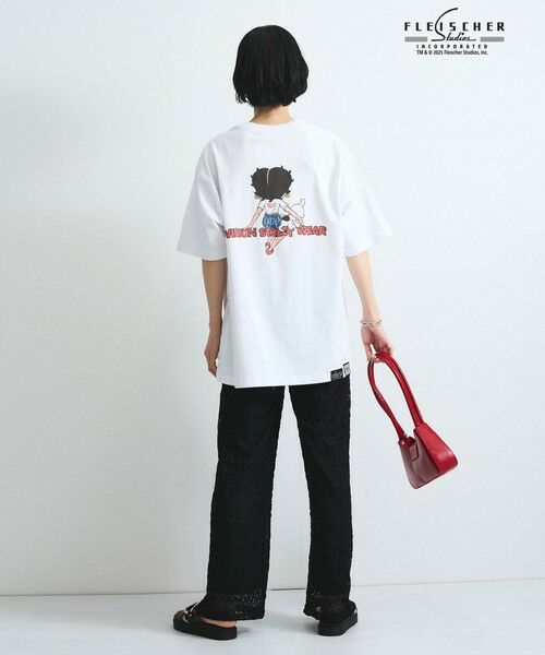 VICKY / ビッキー カットソー | 【VISION × Betty BoopTM】ヴィンテージプリントＴシャツ≪洗濯機で洗える≫ | 詳細4