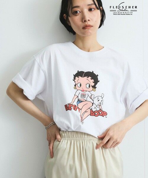 VICKY / ビッキー カットソー | 【VISION × Betty BoopTM】ヴィンテージプリントＴシャツ≪洗濯機で洗える≫ | 詳細5