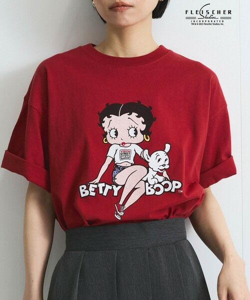 VICKY / ビッキー カットソー | 【VISION × Betty BoopTM】ヴィンテージプリントＴシャツ≪洗濯機で洗える≫ | 詳細9