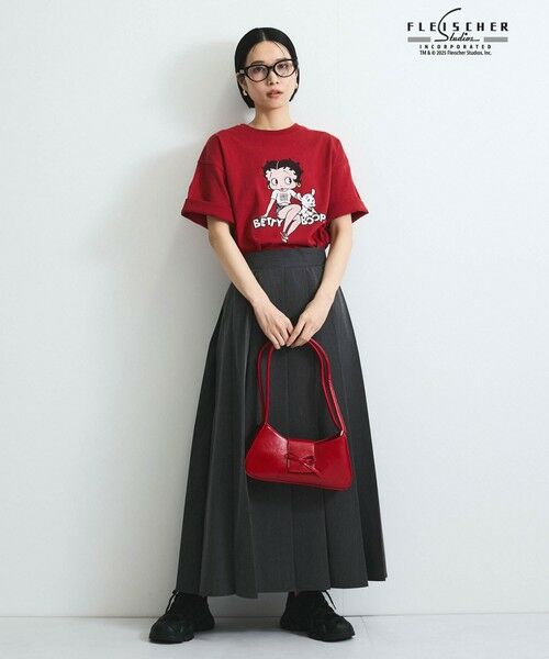 VICKY / ビッキー カットソー | 【VISION × Betty BoopTM】ヴィンテージプリントＴシャツ≪洗濯機で洗える≫ | 詳細11