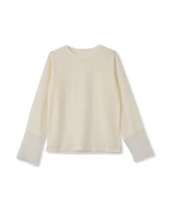 VICKY / ビッキー カットソー | 袖シアーカットソートップス≪手洗い可能≫