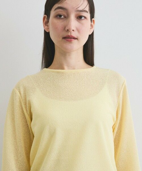 VICKY / ビッキー カットソー | 袖シアーカットソートップス≪手洗い可能≫ | 詳細6