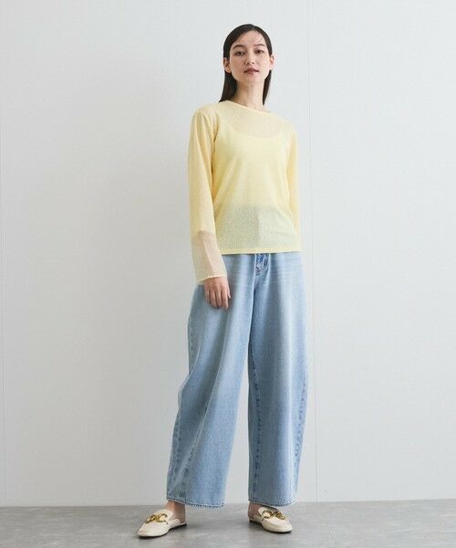 VICKY / ビッキー カットソー | 袖シアーカットソートップス≪手洗い可能≫ | 詳細9