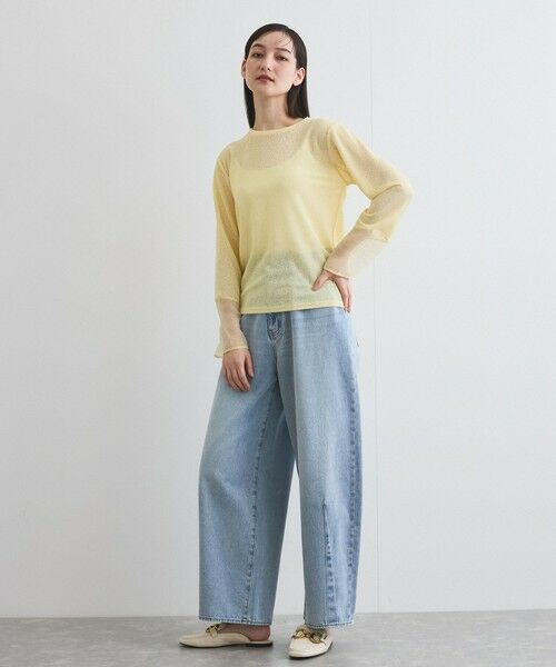 VICKY / ビッキー カットソー | 袖シアーカットソートップス≪手洗い可能≫ | 詳細10