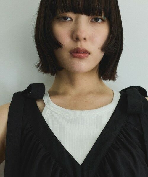 VICKY / ビッキー キャミソール・チューブトップ | カップツキホルターネックタンクトップ≪手洗い可能≫ | 詳細1