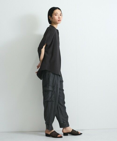 VICKY / ビッキー デニムパンツ | バイオシルクパウダージョガーパンツ≪洗濯機で洗える≫ | 詳細4