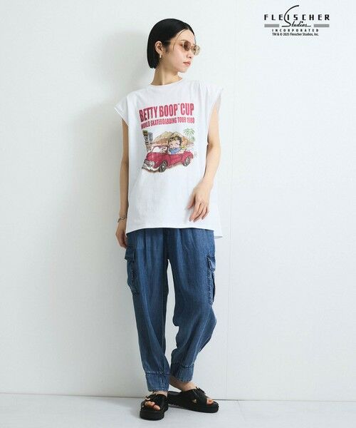 VICKY / ビッキー デニムパンツ | バイオシルクパウダージョガーパンツ≪洗濯機で洗える≫ | 詳細10