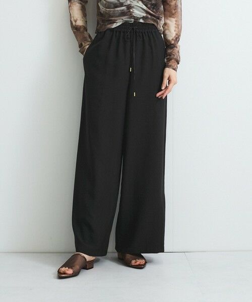 VICKY/ビッキー タンブラーブッチャーイージーパンツ≪セットアップ対応/手洗い可能≫ チャコールグレー M VICKY/ビッキー タンブラーブッチャーイージーパンツ≪セットアップ対応/手洗い可能≫ チャコールグレー M