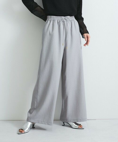 VICKY/ビッキー タンブラーブッチャーイージーパンツ≪セットアップ対応/手洗い可能≫ グレー系その他 M VICKY/ビッキー タンブラーブッチャーイージーパンツ≪セットアップ対応/手洗い可能≫ グレー系その他 M