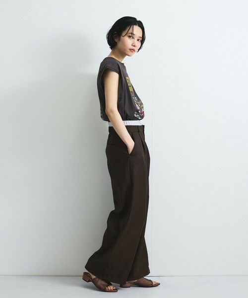 VICKY / ビッキー その他パンツ | ヘザーツイルWウエストルーズパンツ≪手洗い可能≫ | 詳細6
