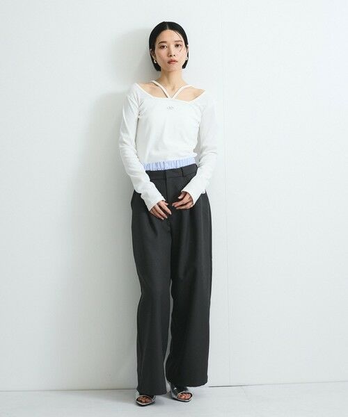 VICKY / ビッキー その他パンツ | ヘザーツイルWウエストルーズパンツ≪手洗い可能≫ | 詳細14