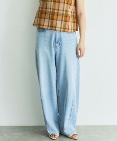 VICKY / ビッキー デニムパンツ | 5ポケットライトオンスデニムカービングパンツ≪手洗い可能≫