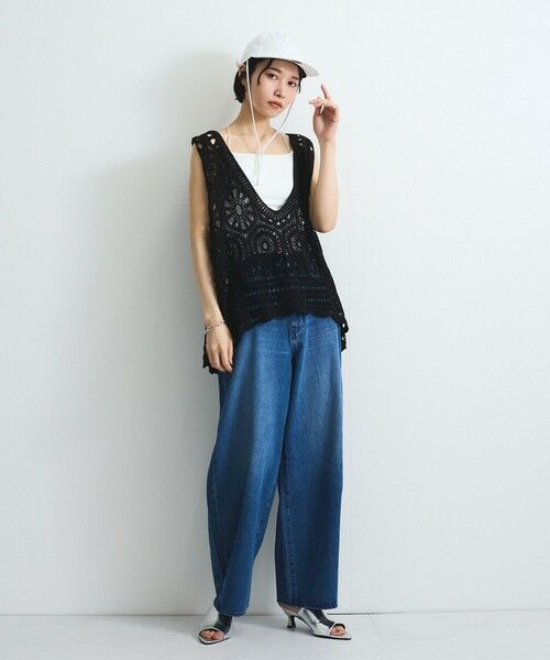 VICKY / ビッキー デニムパンツ | 5ポケットライトオンスデニムカービングパンツ≪手洗い可能≫ | 詳細8