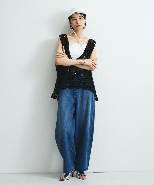 VICKY / ビッキー デニムパンツ | 5ポケットライトオンスデニムカービングパンツ≪手洗い可能≫ | 詳細2