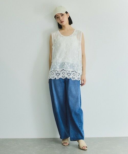 VICKY / ビッキー デニムパンツ | 5ポケットライトオンスデニムカービングパンツ≪手洗い可能≫ | 詳細5