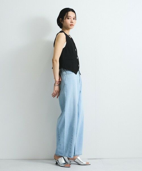 VICKY / ビッキー デニムパンツ | 5ポケットライトオンスデニムカービングパンツ≪手洗い可能≫ | 詳細17