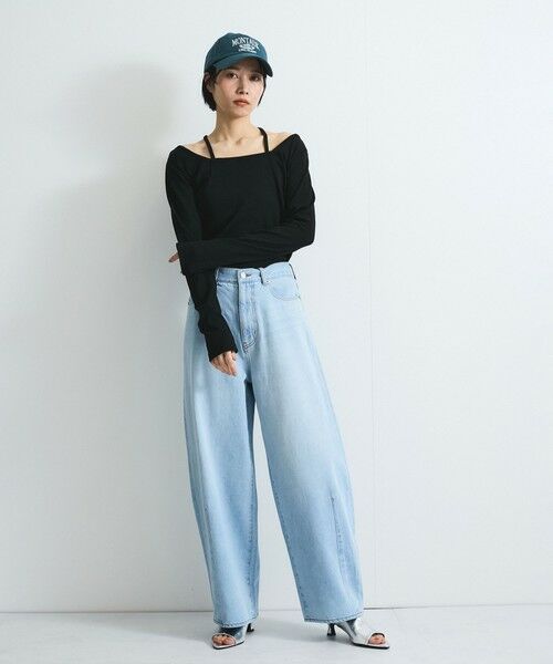 VICKY / ビッキー デニムパンツ | 5ポケットライトオンスデニムカービングパンツ≪手洗い可能≫ | 詳細22