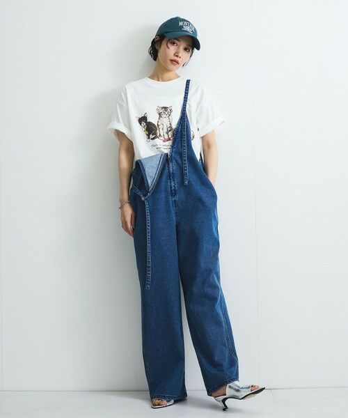 美品 希少 45R ヨットットパンツ サロペット メンズ アイボリー ワンフォークロージング 1111clothing オーバーオール メンズ