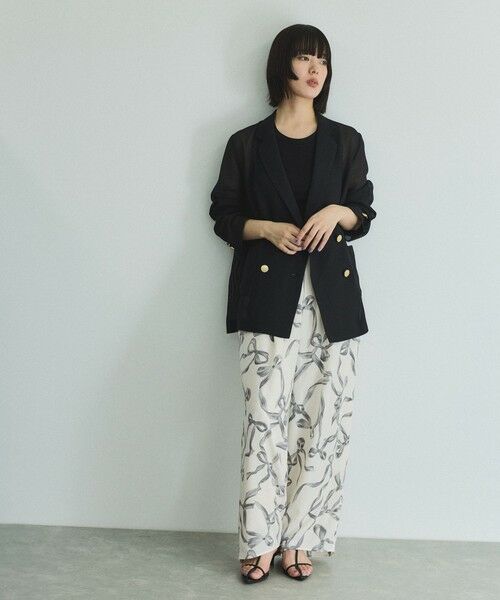 VICKY / ビッキー その他パンツ | リボンプリントリラックスパンツ≪洗濯機で洗える≫ | 詳細2